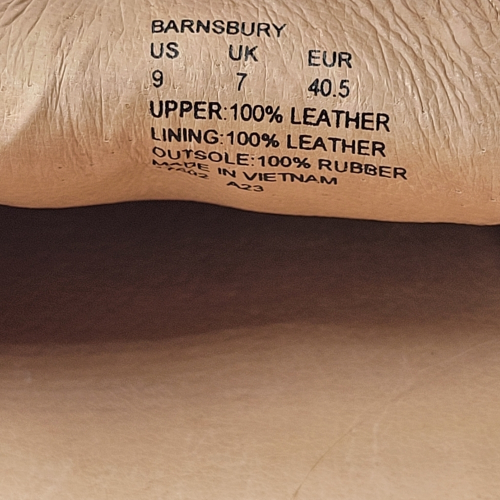 Lauren Ralph Lauren Barnsbury Driving Loafers Women 9 Plum Gold LRL Logo Leather - Picture 8 of 12